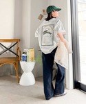tシャツ 「JaVaジャバコラボ」バック刺繍で...の詳細画像3