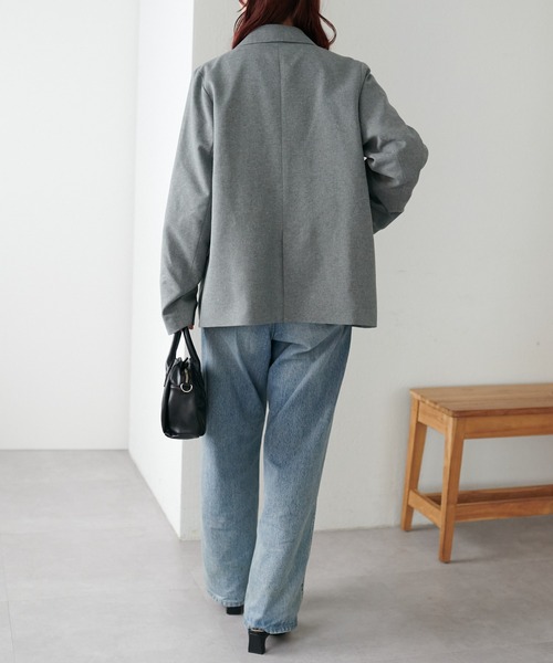 「DISCOAT」 ジャケット LARGE ネイビー レディース_画像5