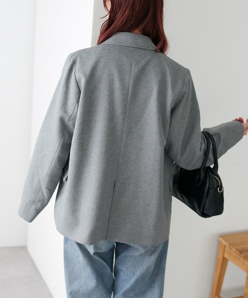 「DISCOAT」 ジャケット LARGE ネイビー レディース_画像6