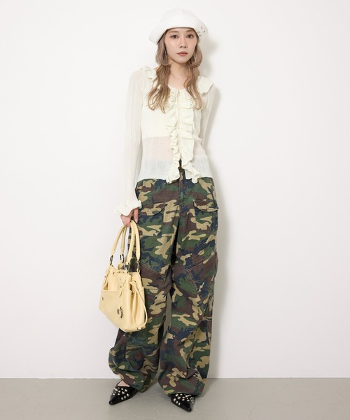 SLY（スライ） スラックス パンツ BIG PK MILITARY PT ビッグポケット