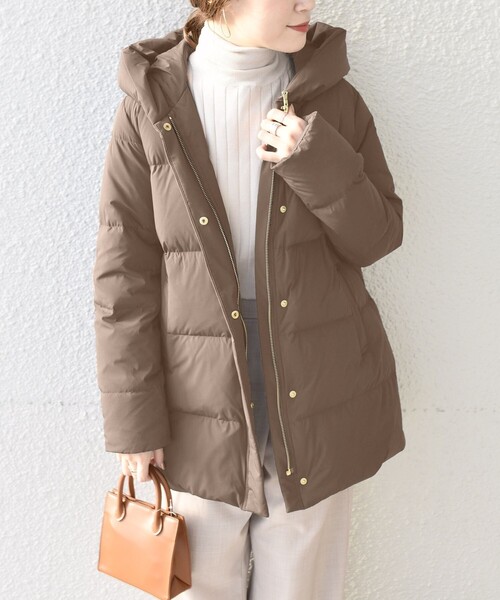 SHIPS（シップス） ダウンジャケット MEDIUM ベージュ レディース