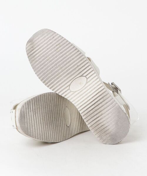 「ODETTE E ODILE」 フラットサンダル 24cm ホワイト レディース_画像3