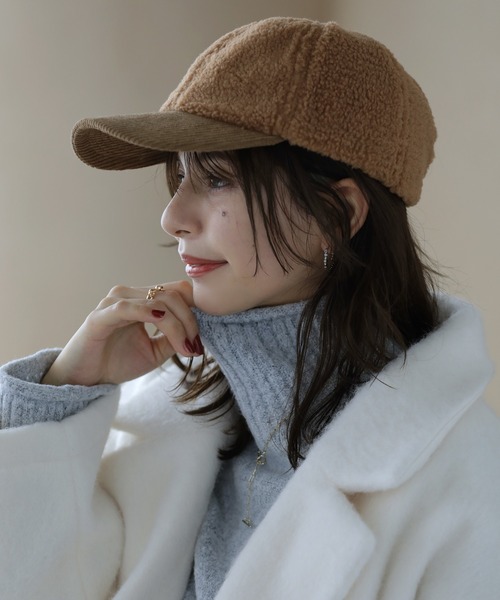 「Little＆More」 キャップ FREE ベージュ レディース_画像3