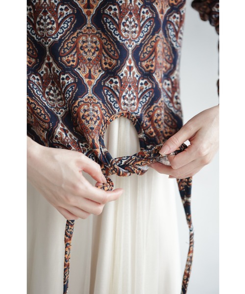 「CAWAII」 長袖カットソー FREE ブラウン レディース_画像2