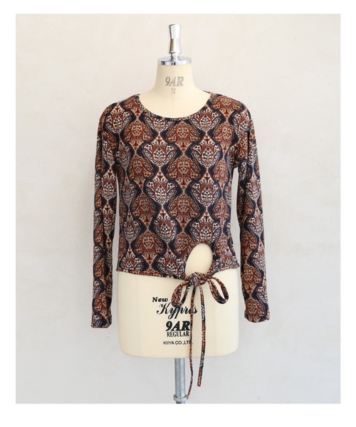 「CAWAII」 長袖カットソー FREE ブラウン レディース_画像4