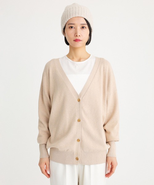 「BABYLONE」 長袖カットソー フリー ネイビー レディース_画像5