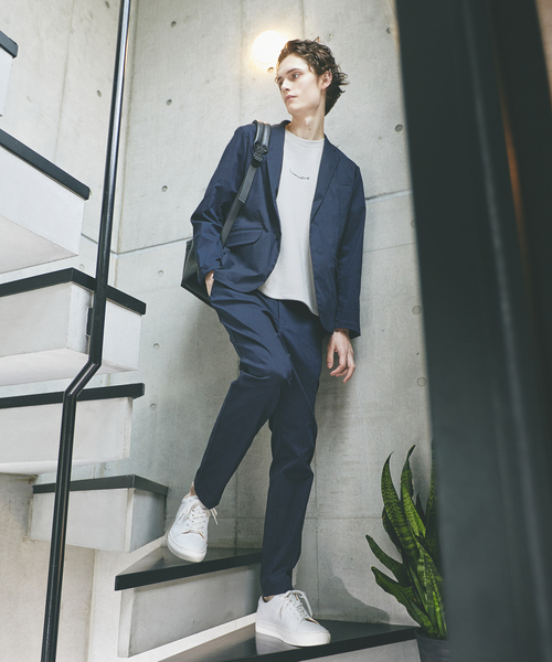 ABAHOUSE GRAY セットアップ 44 ネイビー メンズ : ZOZOTOWN Yahoo!店