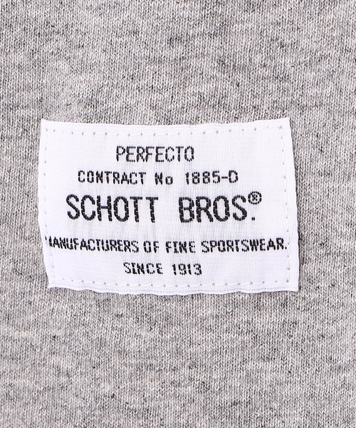 「schott」 半袖Tシャツ - ブラック メンズ_画像4