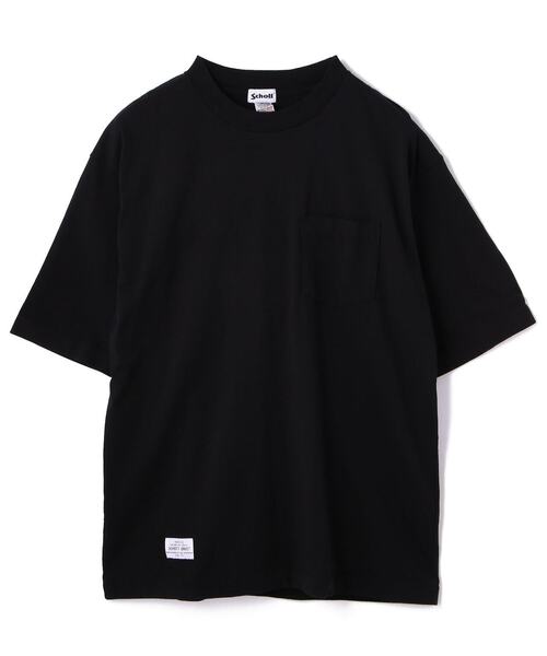 「schott」 半袖Tシャツ - ブラック メンズ_画像5