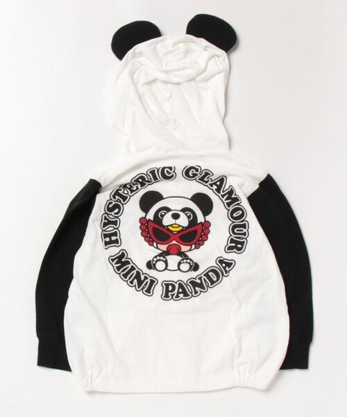 HYSTERIC MINI（ヒステリックミニ） パーカー PANDA MINI 耳付きフード 