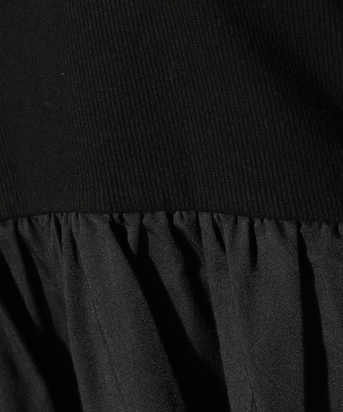 「repipi armario」 「KIDS」半袖ワンピース MEDIUM ブラック キッズ_画像5