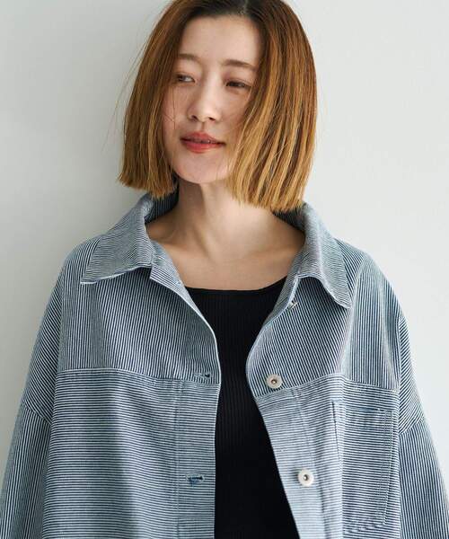 Editt by YECCA VECCA デニムジャケット gジャン 2wayインバーテッド