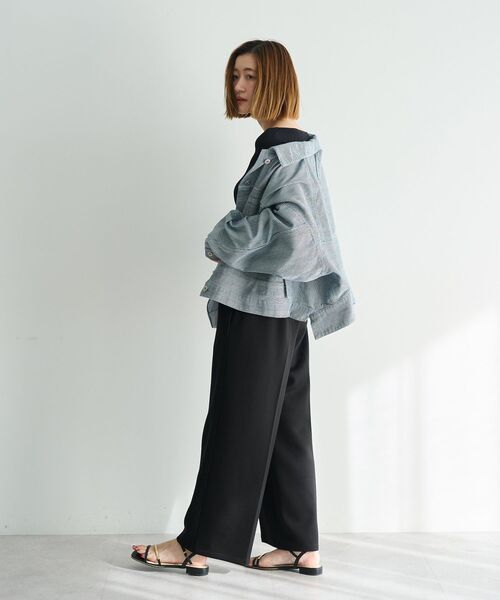 Editt by YECCA VECCA デニムジャケット gジャン 2wayインバーテッド