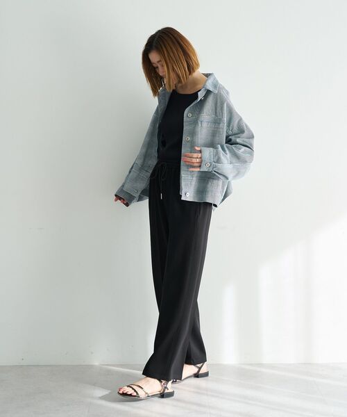 Editt by YECCA VECCA デニムジャケット gジャン 2wayインバーテッド