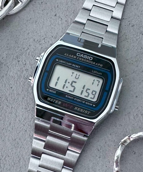 「CASIO」 デジタル腕時計 FREE シルバー メンズ_画像4
