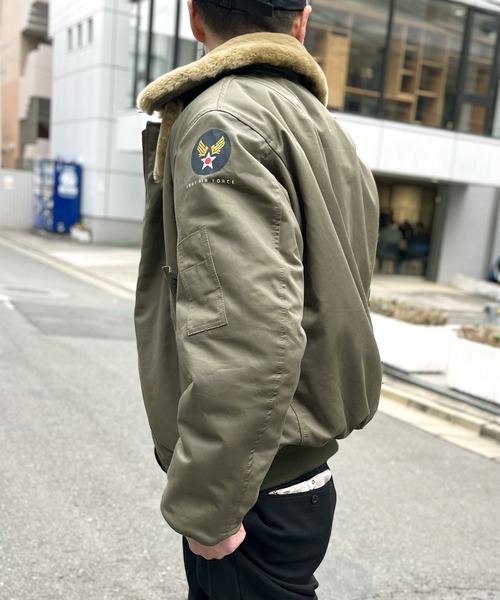 ma1 ma-1 「HOUSTON」ヒューストン B-15D FLIGHT JACKET B15-A フライト ジャケット メンズの画像