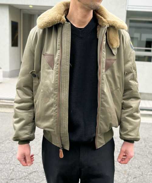 ma1 ma-1 「HOUSTON」ヒューストン B-15D FLIGHT JACKET B15-A フライト ジャケット メンズの画像
