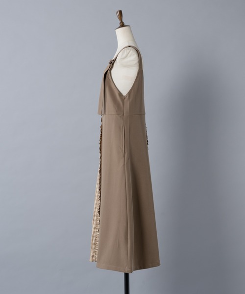 「INTER FACTORY」 サロペットスカート FREE ネイビー レディース_画像3