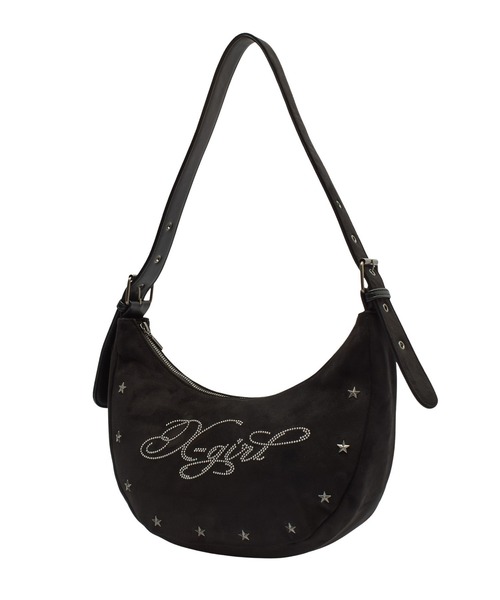 X-girl（エックスガール） ショルダーバッグ バッグ FAUX SUEDE