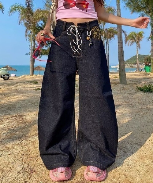 lilful ワイドパンツ ジーンズ デニム デニムパンツ 「26年春夏新作