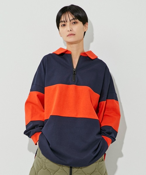 「A + TOKYO」 長袖カットソー FREE ブルー レディース_画像2