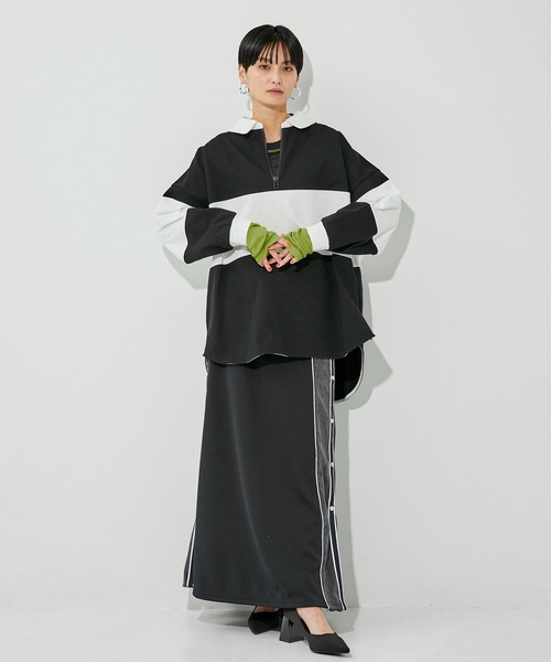 「A + TOKYO」 長袖カットソー FREE ブルー レディース_画像4