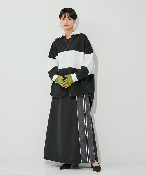 「A + TOKYO」 長袖カットソー FREE ブルー レディース_画像5