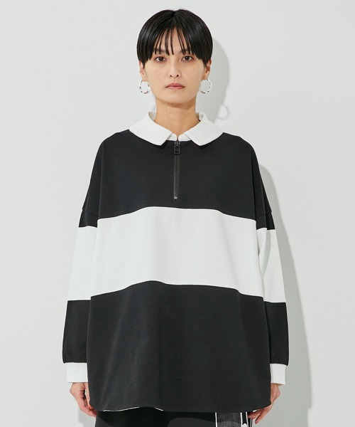 「A + TOKYO」 長袖カットソー FREE ブルー レディース_画像6