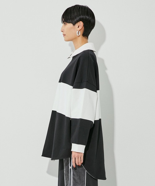 「A + TOKYO」 長袖カットソー FREE ブルー レディース_画像7