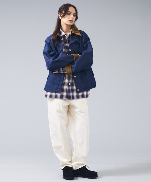 Barbour バブアー　デニムアンドダンガリーコラボ　サイズ02 Barbour（バブアー） ブルゾン アウター 「BARBOUR / バブアー