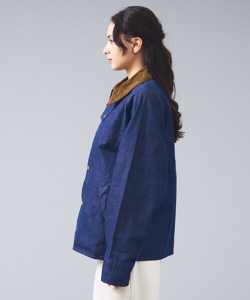 ブルゾン アウター 「BARBOUR / バブアー」TRANSPORT DENIM / トランスポート デニム カジュアルジャケットの画像