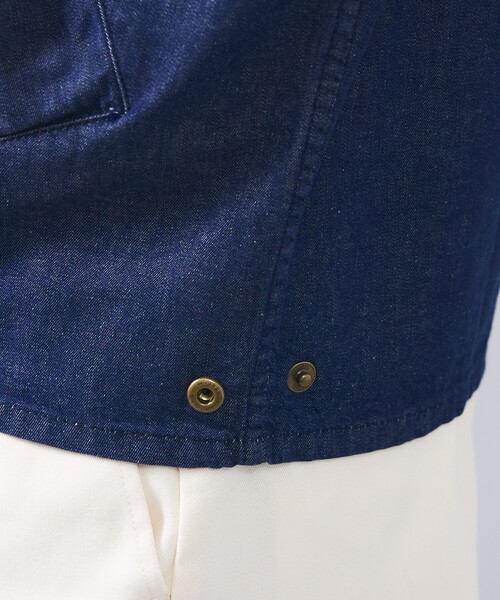 ブルゾン アウター 「BARBOUR / バブアー」TRANSPORT DENIM / トランスポート デニム カジュアルジャケットの画像