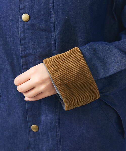 ブルゾン アウター 「BARBOUR / バブアー」TRANSPORT DENIM / トランスポート デニム カジュアルジャケットの画像