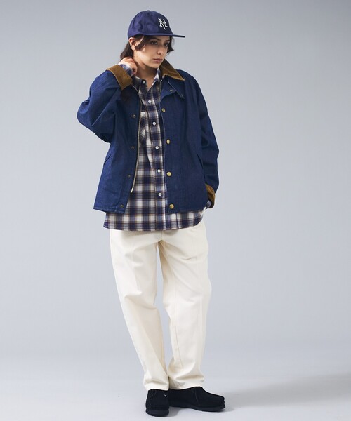 ブルゾン アウター 「BARBOUR / バブアー」TRANSPORT DENIM / トランスポート デニム カジュアルジャケットの画像