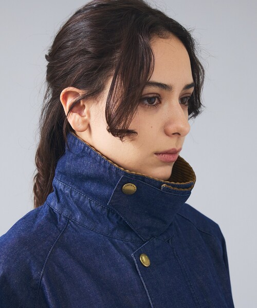 ブルゾン アウター 「BARBOUR / バブアー」TRANSPORT DENIM / トランスポート デニム カジュアルジャケットの画像