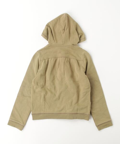 PETIT BATEAU（プチバトー） 「KIDS」ジップアップパーカー - ブラウン