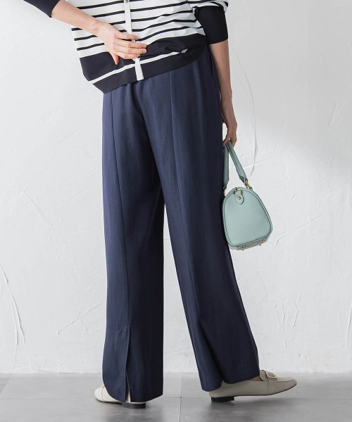 ワイドパンツ パンツ Beauty Denim パンツ「洗濯機で洗える」 レディースの画像