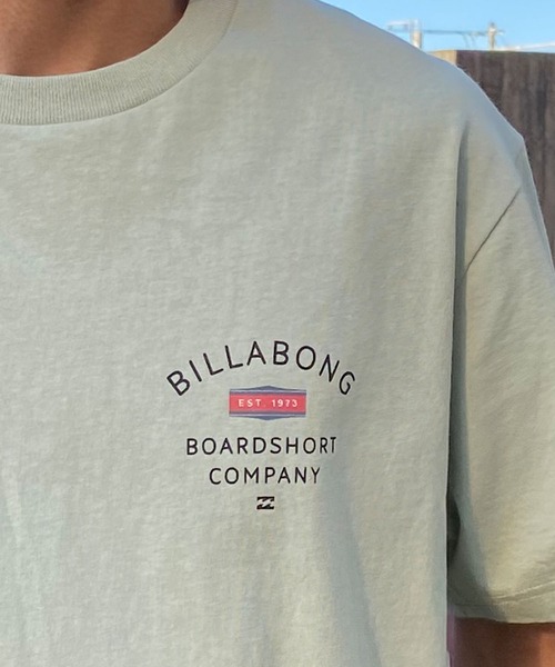「BILLABONG」 半袖Tシャツ 2XL セージグリーン メンズ_画像2