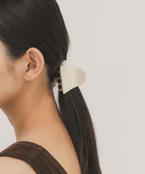 familiar ハート型ヘアクリップ KBF（ケービーエフ） ヘアクリップ ハートバンスクリップ : ZOZOTOWN
