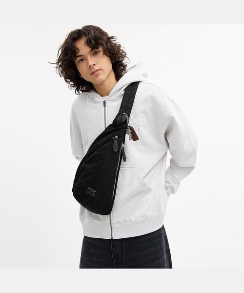 COACH モノグラム ブラック ウエストポーチ COACH（コーチ） ウエストポーチ ウエストバッグ ヒップバッグ