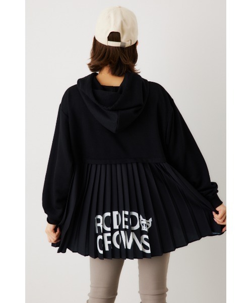 「RODEO CROWNS WIDE BOWL」 プルオーバーパーカー FREE ブラック レディース_画像2