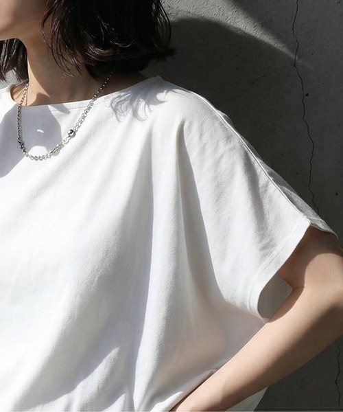 antiqua（アンティカ） antiqua tシャツ 半袖 綿100 汗ジミ防止 半袖 T