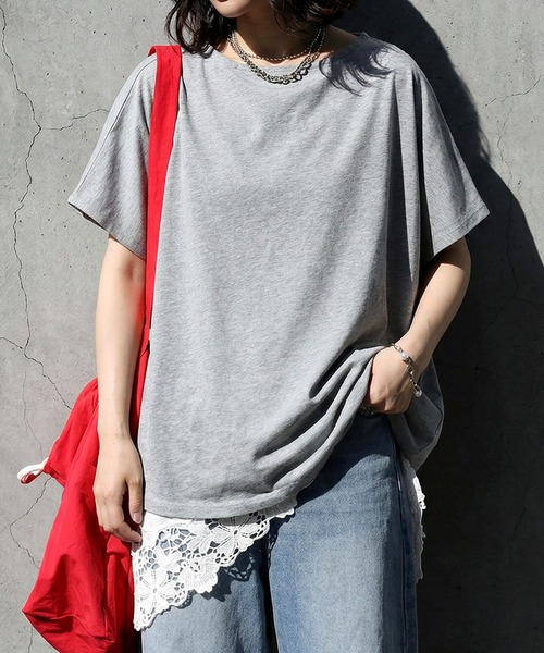 antiqua（アンティカ） antiqua tシャツ 半袖 綿100 汗ジミ防止 半袖 T