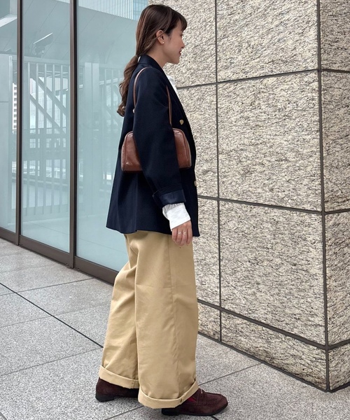「SLOBE IENA」 チノパンツ 40 ベージュ レディース_6