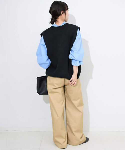 「SLOBE IENA」 チノパンツ 40 ベージュ レディース_8