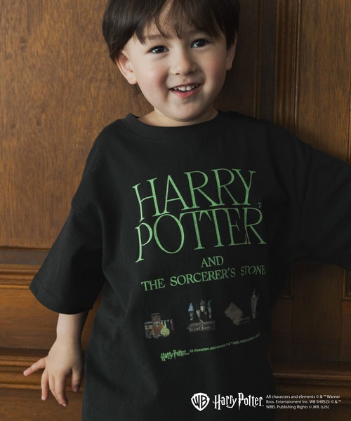 GLOBAL WORK（グローバルワーク） tシャツ Harry PotterヘビロッTEE
