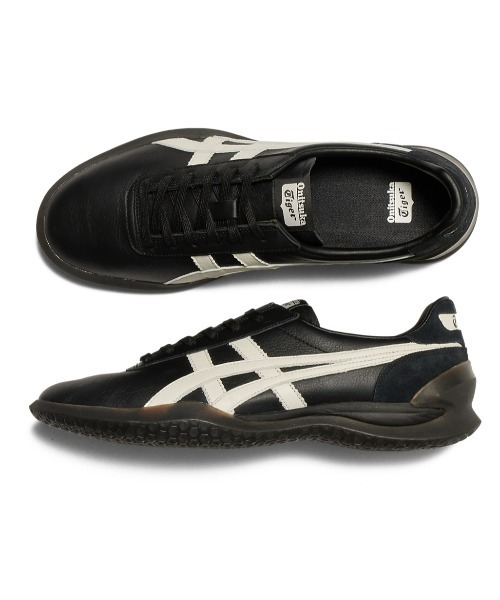 希少！ THE ONITSUKA ウェッジオー　オールブラック　24.5㎝ Onitsuka Tiger（オニツカタイガー） ローカットスニーカー 24.5