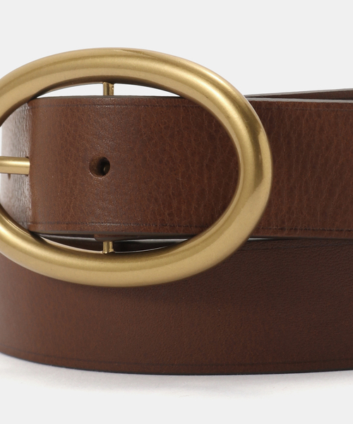 【美品】MAISON BOINET: ブラウン ベルト 75/30 MAISON BOINET（メゾンボワネ） ベルト *「MAISON BOINET/メゾンボアネ