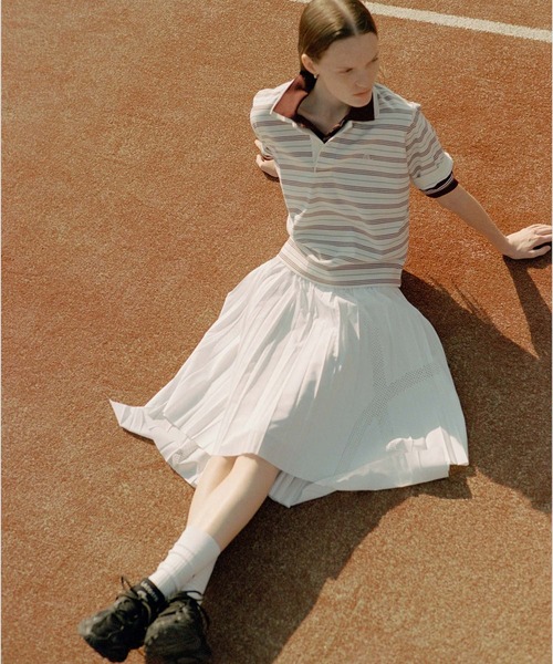 「LACOSTE」 ローカットスニーカー 24 ブラック レディース_3