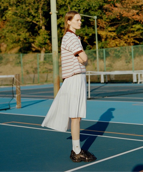 「LACOSTE」 ローカットスニーカー 24 ブラック レディース_4